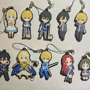 ソードアート・オンライン ぴくりる!公式ラバーストラップ