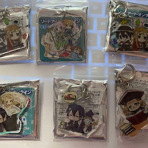 Official Sword Art Online Mini Character Trading Acrylic Keychain
