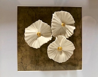 Porseleinen bloemenframe