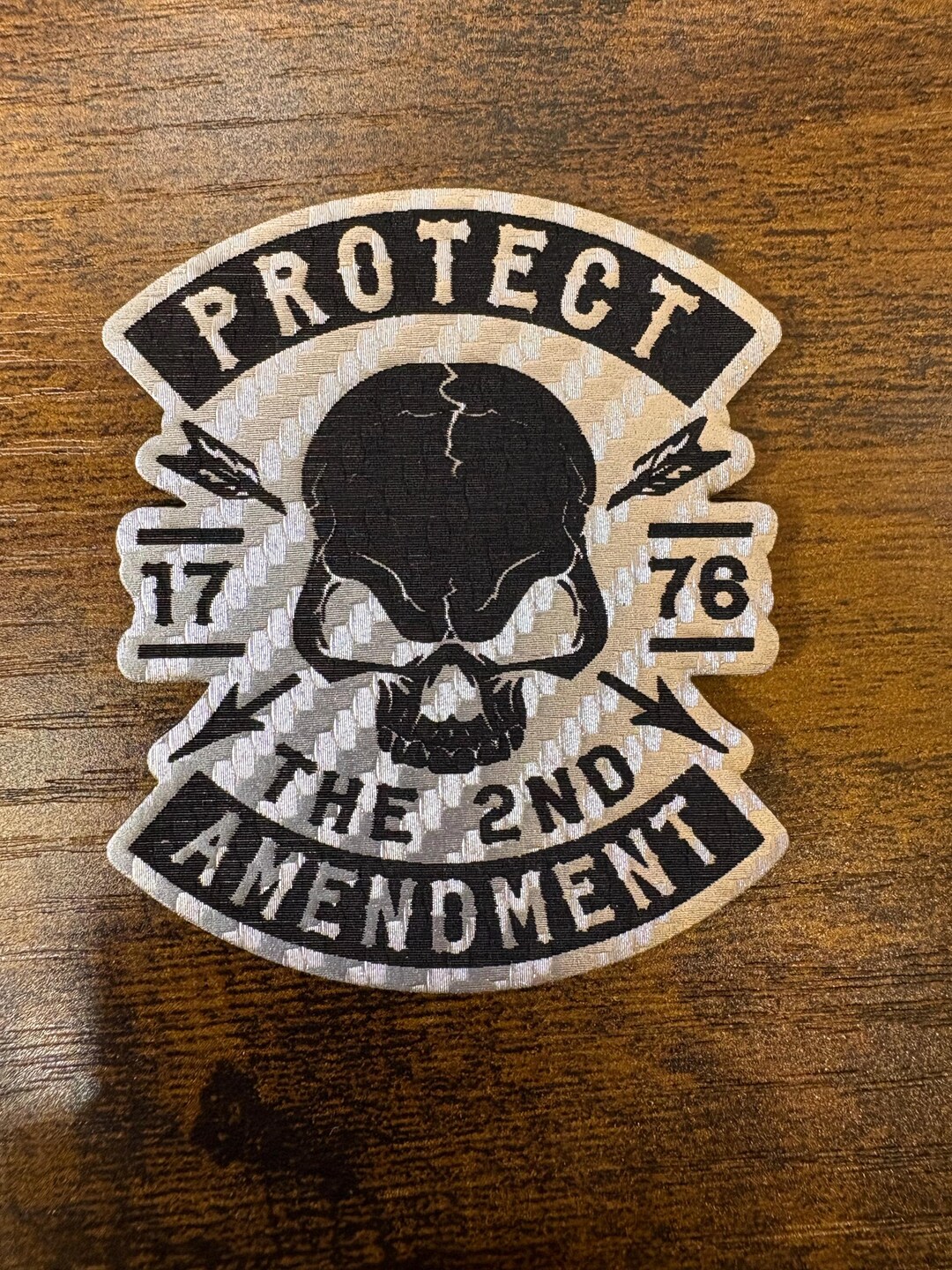 2 Amendment Patch Protect the 2nd Amendment 1776 Leather Patch for Hats Bags Clothing - Etsy