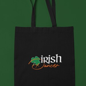 Irish Dance Bag, Irish Dance Tote Bag, Ghillies Bag, Feis Bag, Carryall Bag, Dance Bag, Competition Bag, Irish Dancer Gift, Celtic Dance