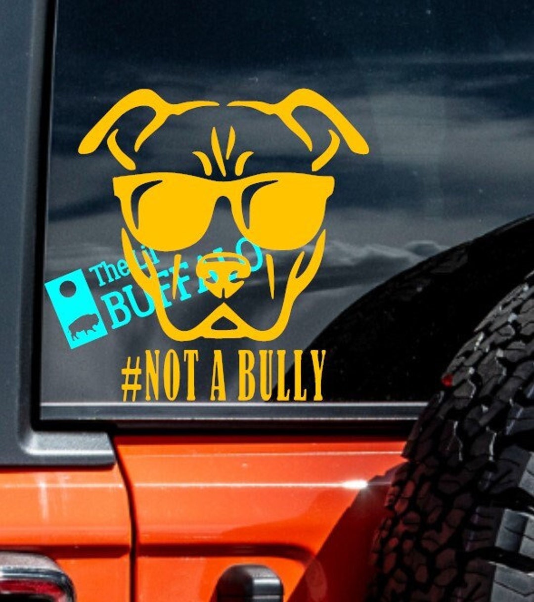 Pit Bull Decal, Pit Bull Sticker, Bull Terrier, Bully Breed, Pit Bull