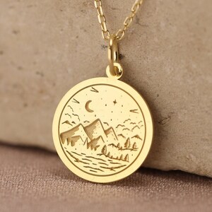 Gold hotsell mountain jewelry