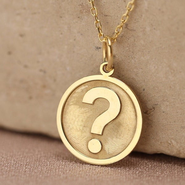 Question Mark Necklace Etsy UK