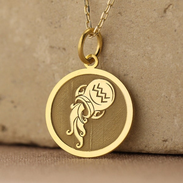 Aquarius Necklace Etsy