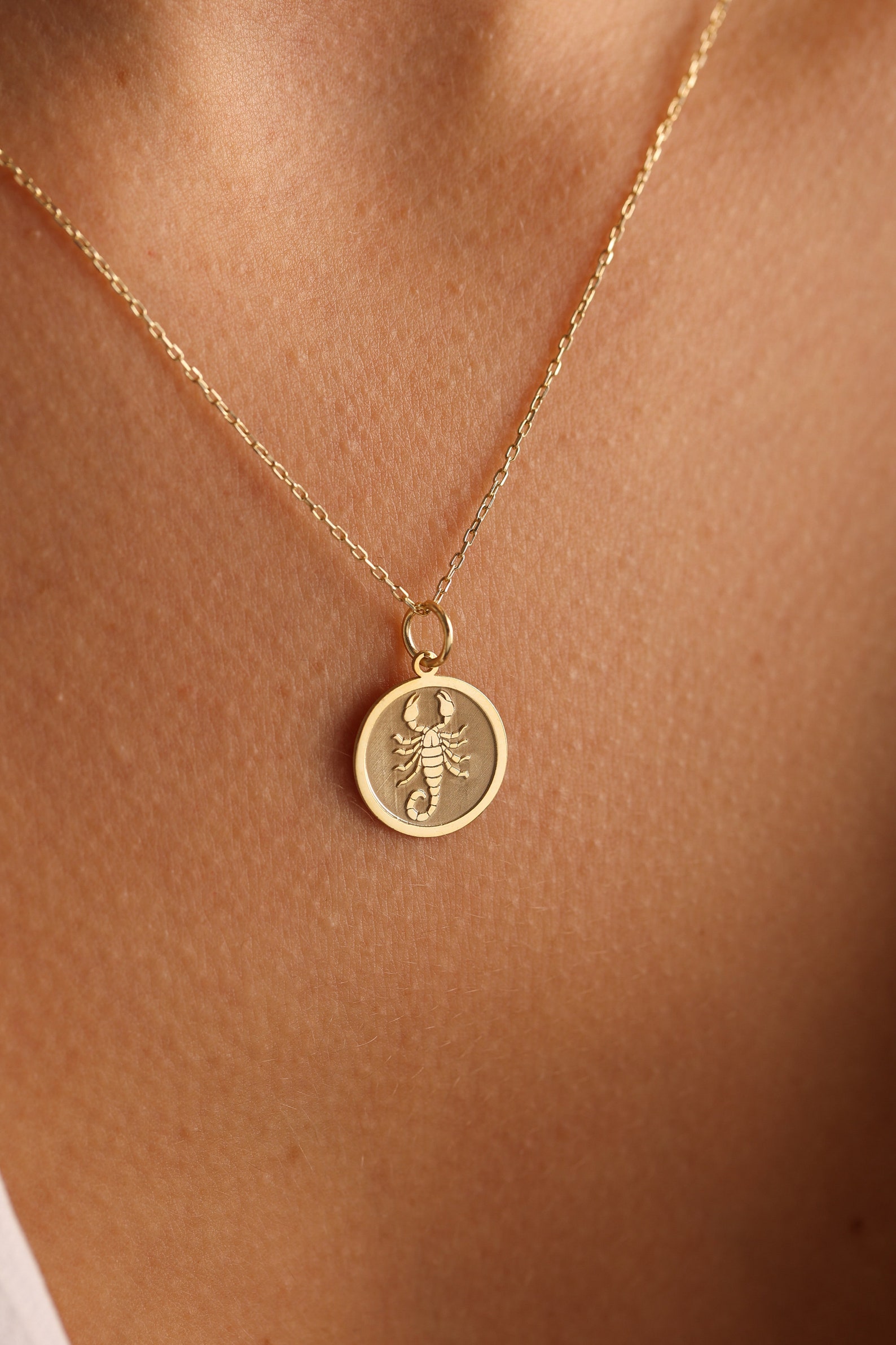 Scorpio Necklace - Gold