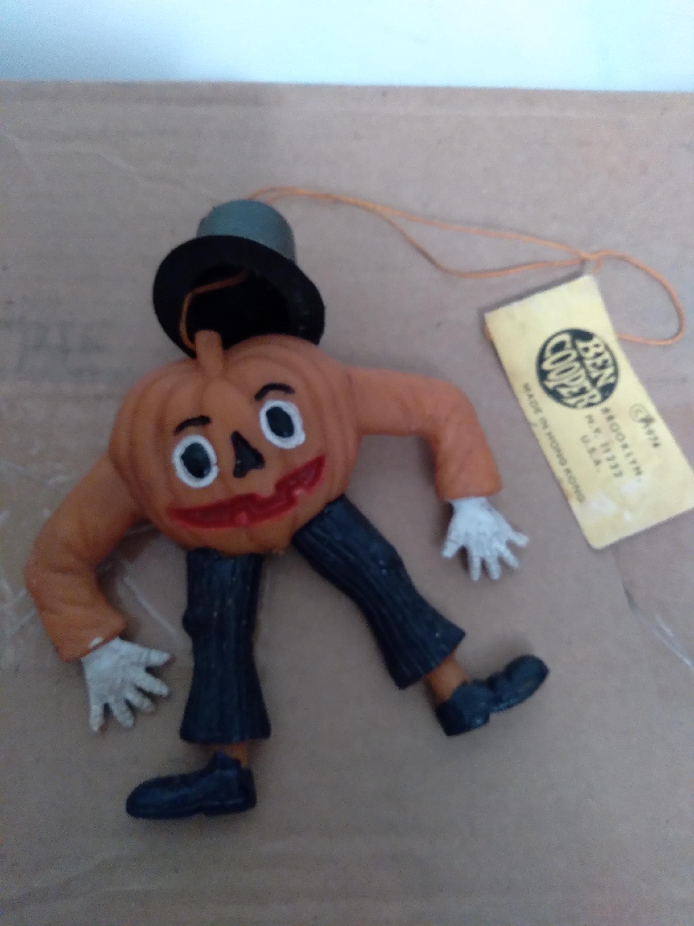 Ben Cooper Oily Jiggler Rubber Pumpkin Vintage Halloween - Etsy