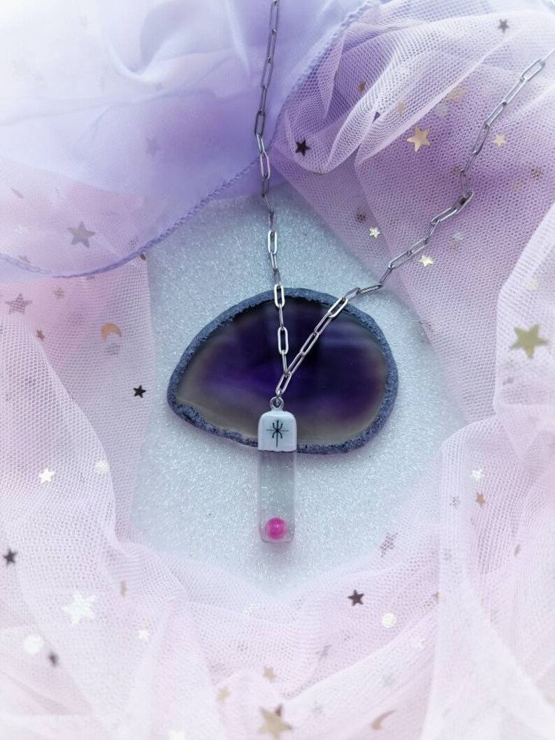 Collier Kaito avec perle Luchia image 2