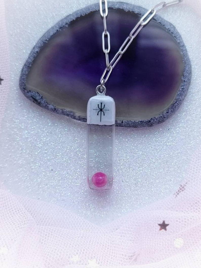 Collier Kaito avec perle Luchia image 3