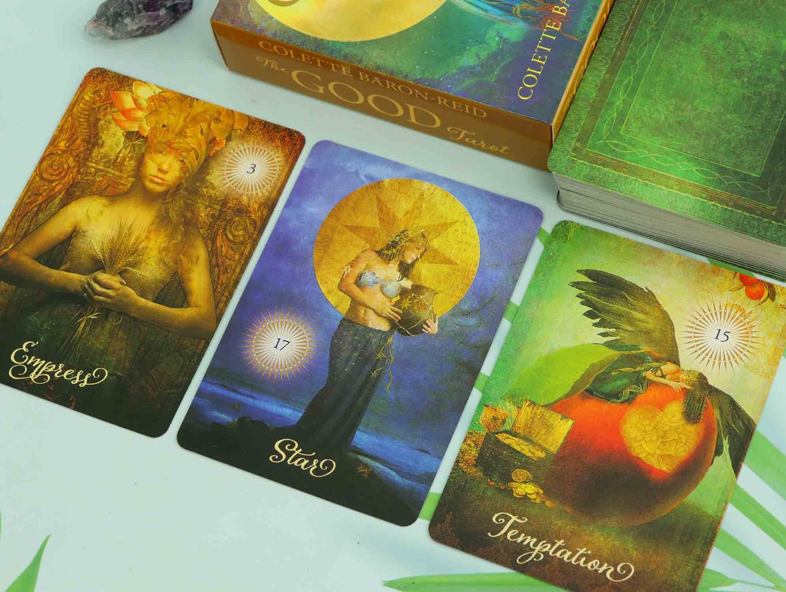The Good Tarot deck / 78 Cards Tarot card deck with Guidebook Etsy