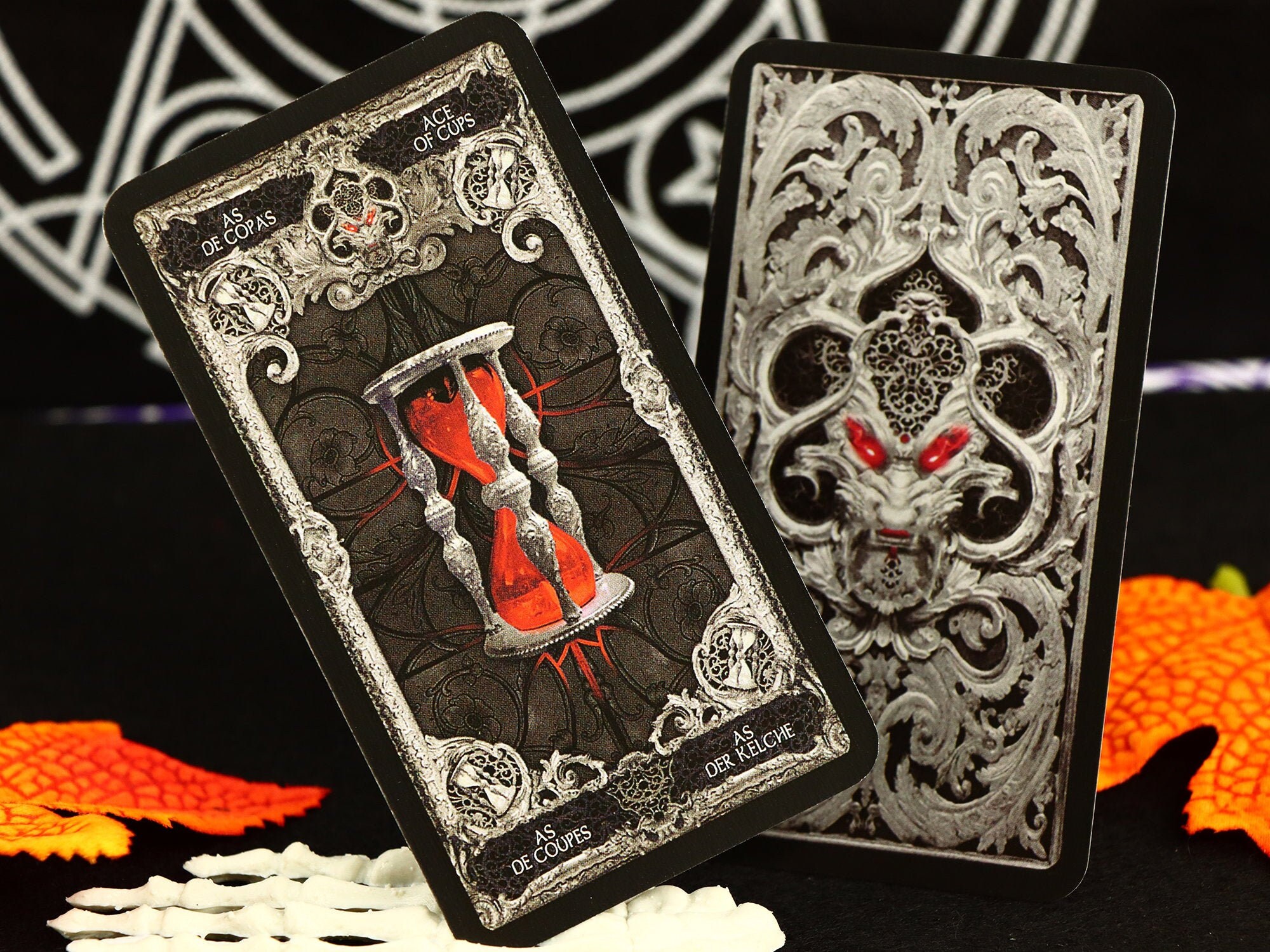 XIII Tarot card / Dark tarot / 78 Cards tarot deck with Etsy