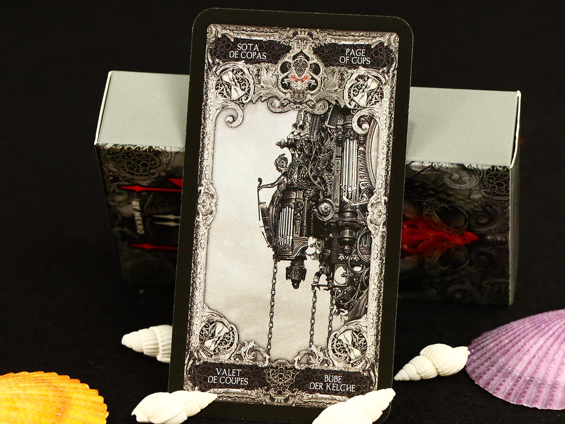 XIII Tarot card / Dark tarot / 78 Cards tarot deck with Etsy