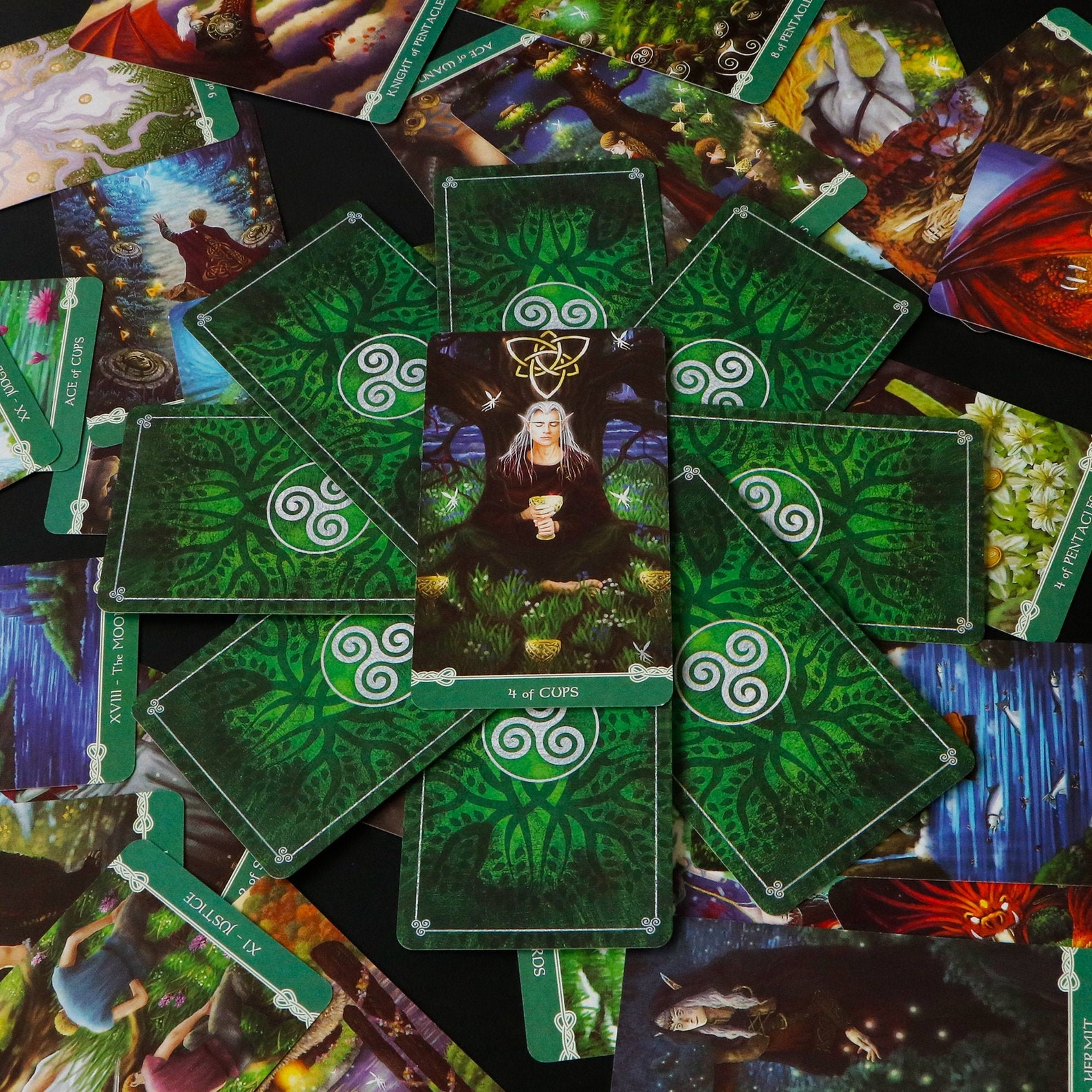 Universal Celtic Tarot cards deck / 78 Cards tarot deck / | Etsy