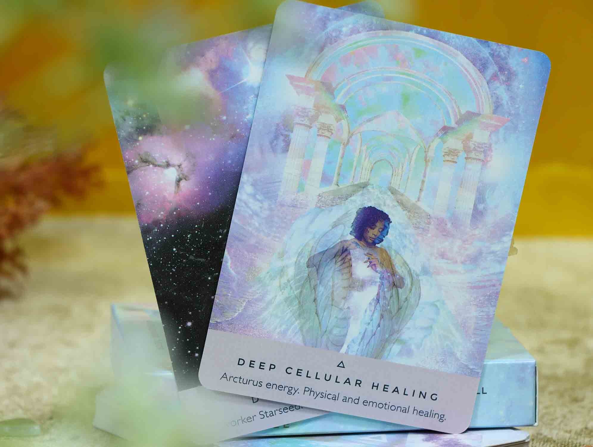 The Starseed Oracle deck / 53 Cards deck with keywords / Star | Etsy