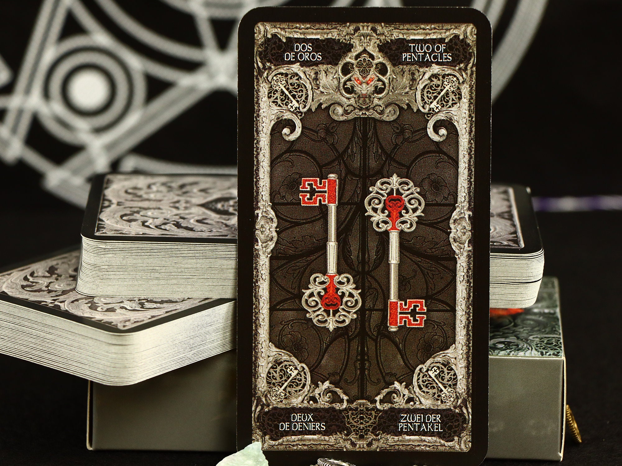 XIII Tarot card / Dark tarot / Full Tarot deck 78 Cards with Etsy