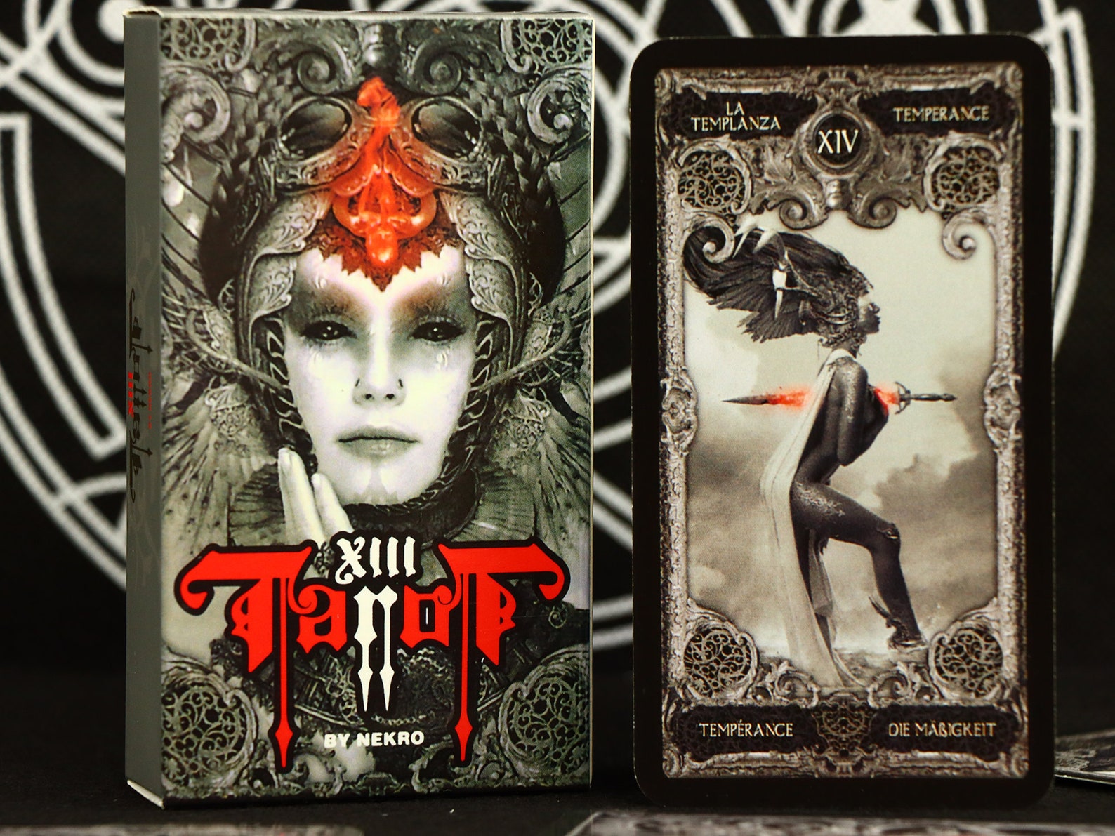 XIII Tarot card / Dark tarot / 78 Cards tarot deck with Etsy
