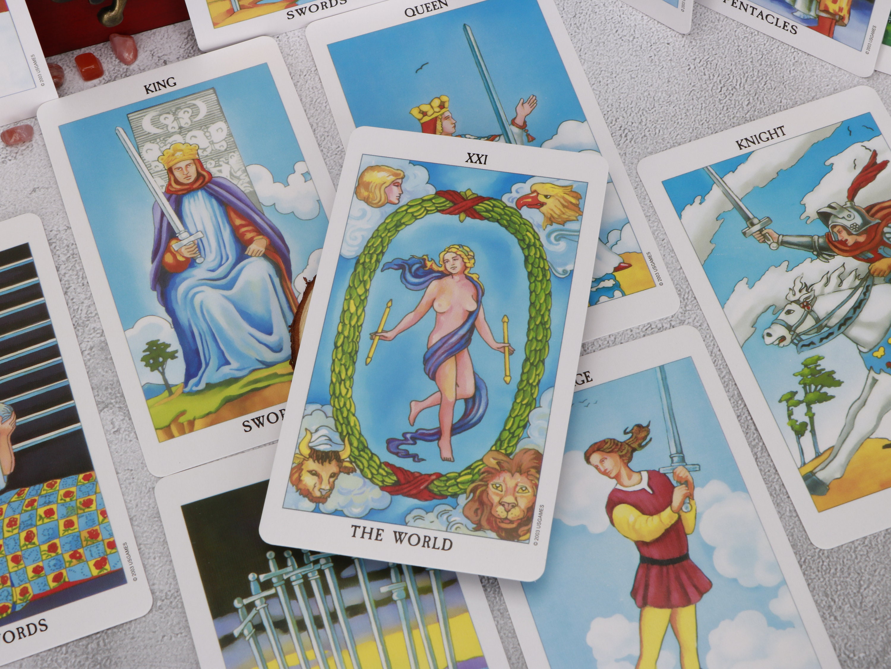 Radiant RiderWaite Tarot Card Deck Full Tarot Set 78 Cards Etsy