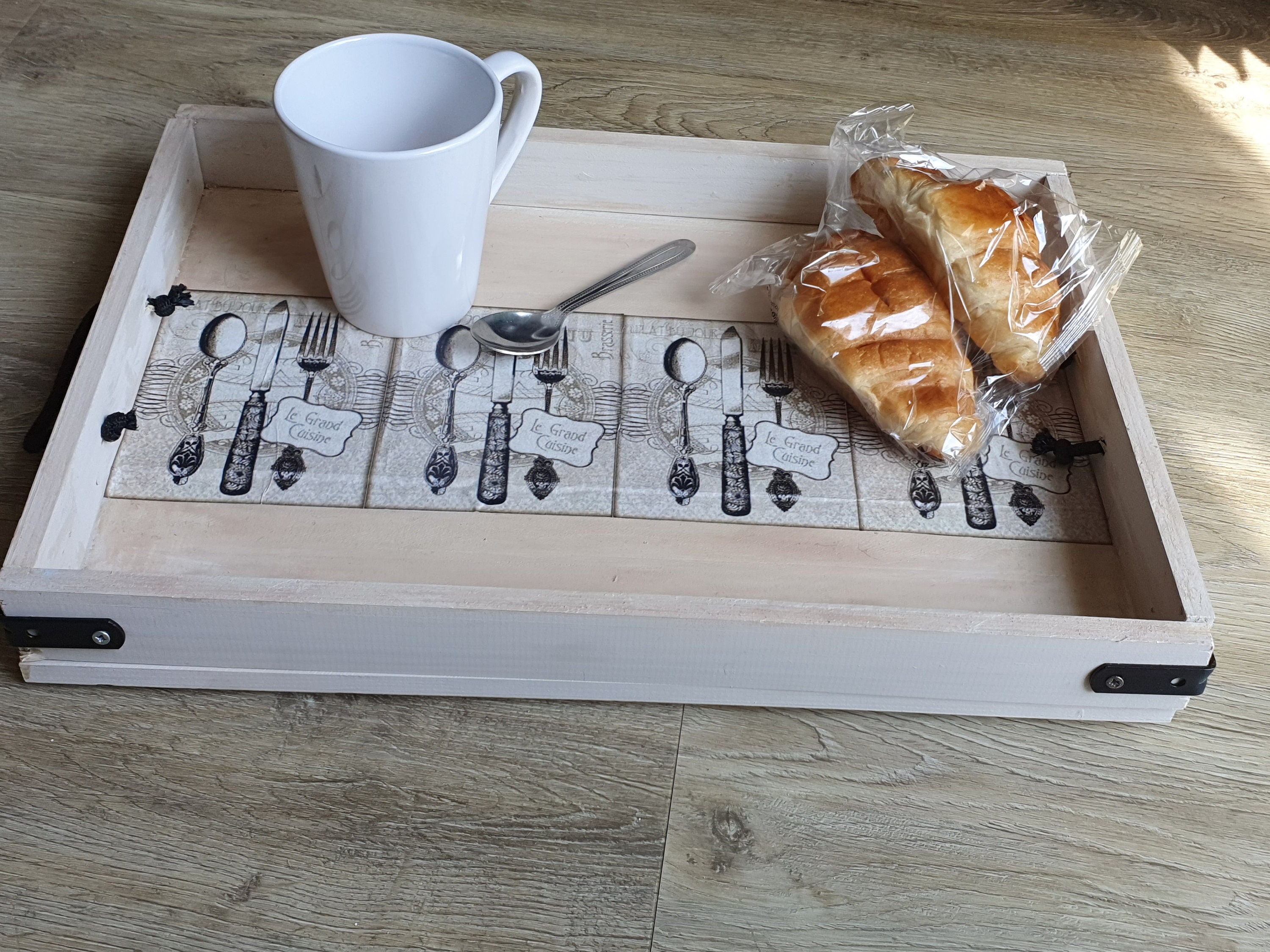 Plateau en Bois Vintage