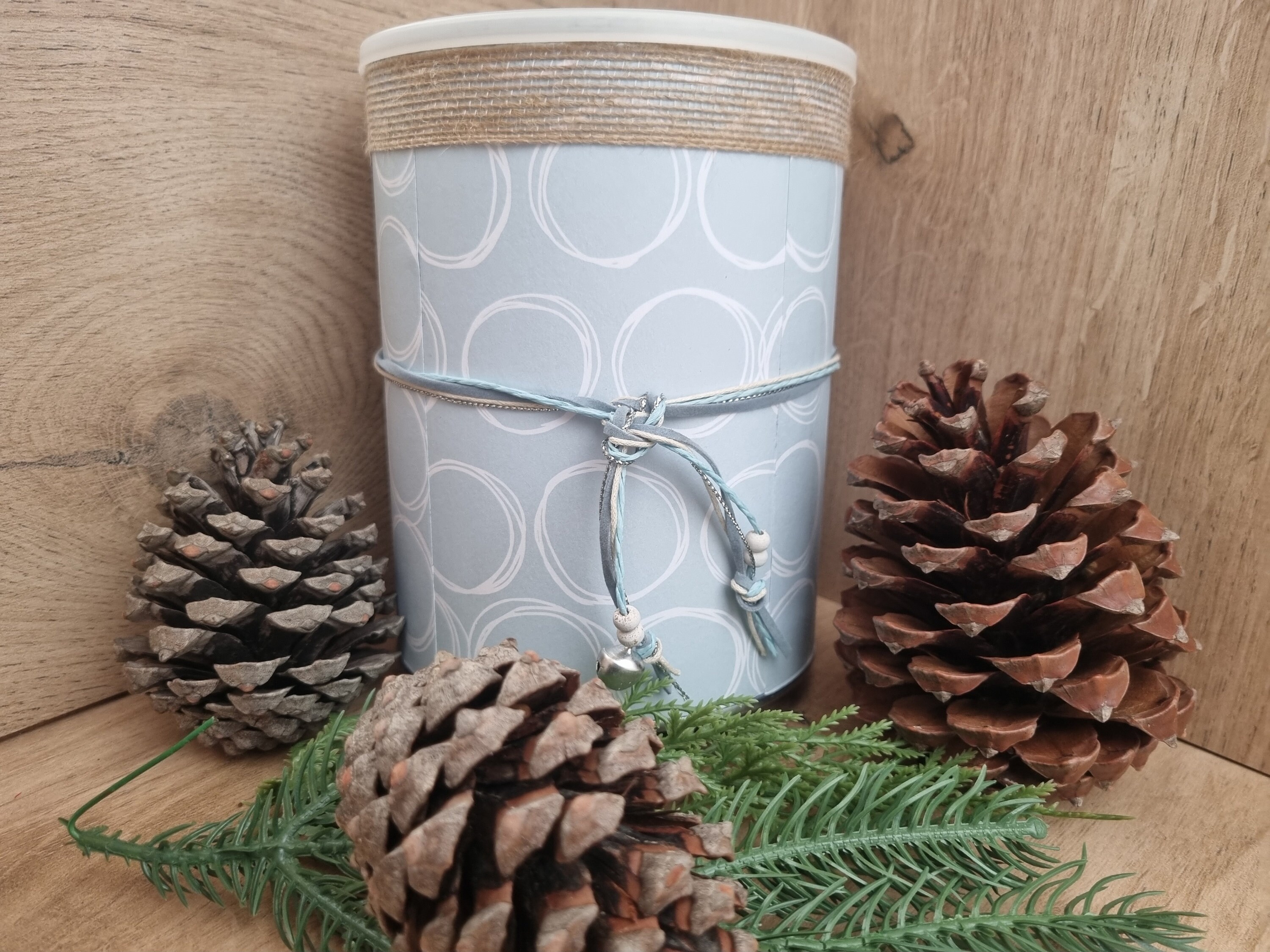 Pot Rangement Bleu Clair Cuisine - Bureau Salon