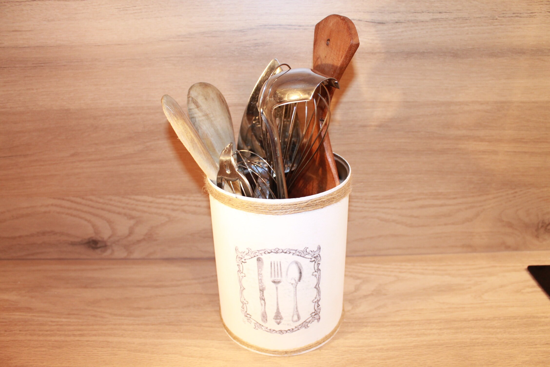 Porte Ustensiles Décorée