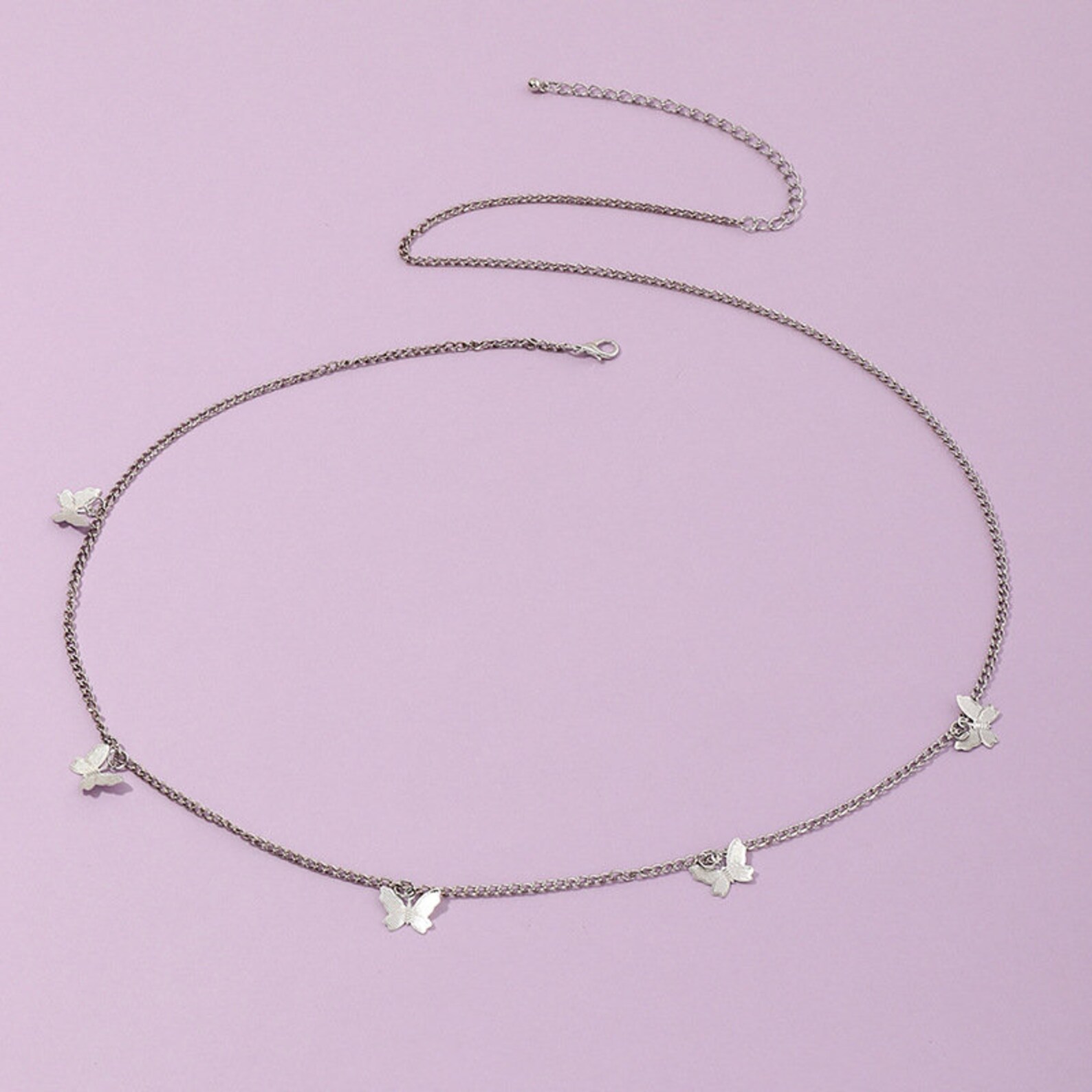 Butterfly Body Chain Belly Chain Gold Chain Silver Chain Etsy