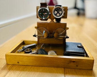 Mini watch tree/glasses and accessories holder