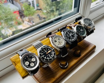 Reclaimed Wood Watch Tree - Ring Holder - Made to Order