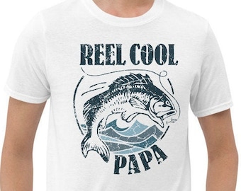Reel Cool Papa Pescatore Amante Idee regalo per la festa del papà Festa del papà 2021 Per nonno Papa Daddy Dad. Regalo di pesca per papà Regalo per uomo
