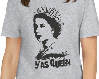 Queen, chemise Queen Elizabeth, chemise Queen of England, chemise Graffiti Queen...