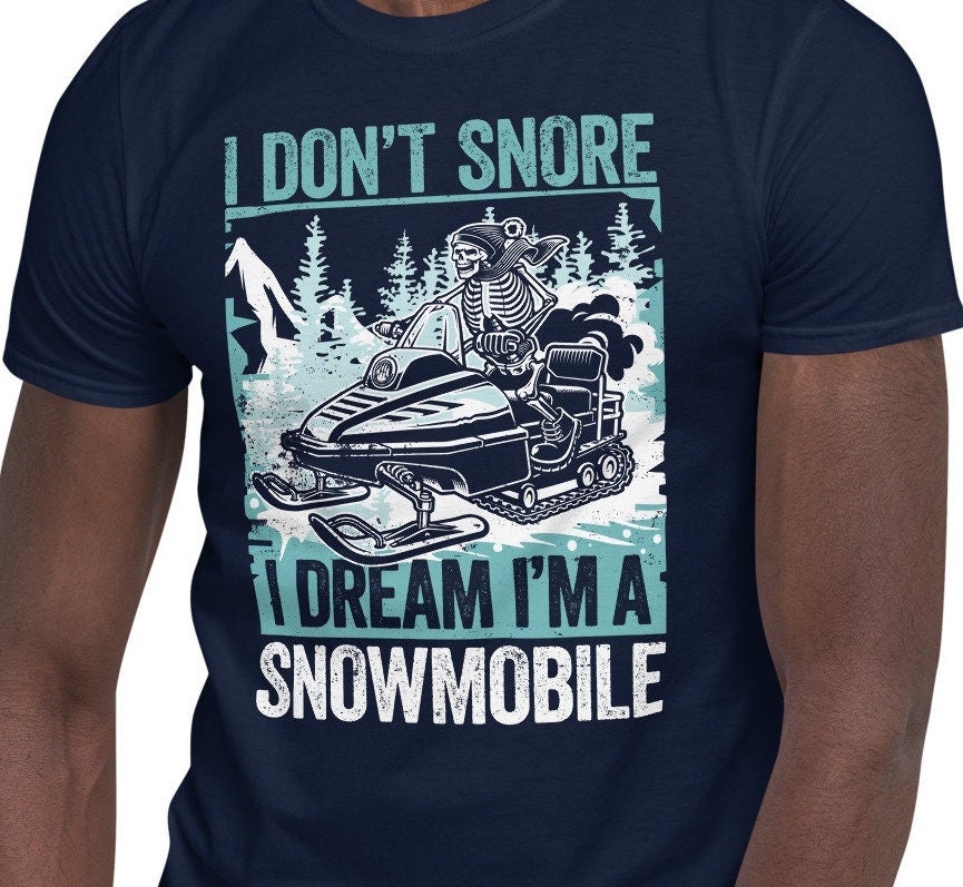 Snowmobile Enthusiast Snorer Distressed Shirt Snowmobile Enthusiast Snorer Distressed Shirt