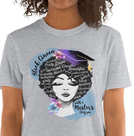 Black Queen Masters Degree Tshirt Best Graduation Gifts Black Queen Masters Degree Tshirt Best Graduation Gifts