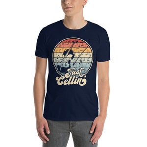 Just Cellin' Shirt, Cello Player Gift Idea, Funny Cello T-Shirt, Retro Cello Instrument Shirt, Orchestra Cellist Saying