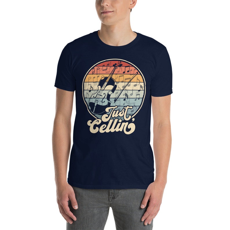 Just Cellin' Shirt, Cello Player Gift Idea, Funny Cello T-Shirt, Retro Cello Instrument Shirt, Orchestra Cellist Saying