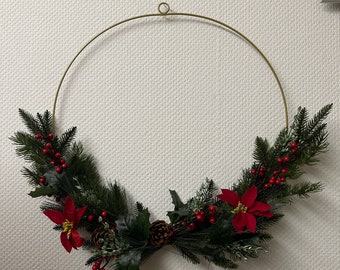 Weihnachtlicher Flowerhoop I Weihnachten I Geschenk I Deko