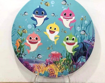 Baby Shark Frame Etsy Baby Shark Frame Etsy