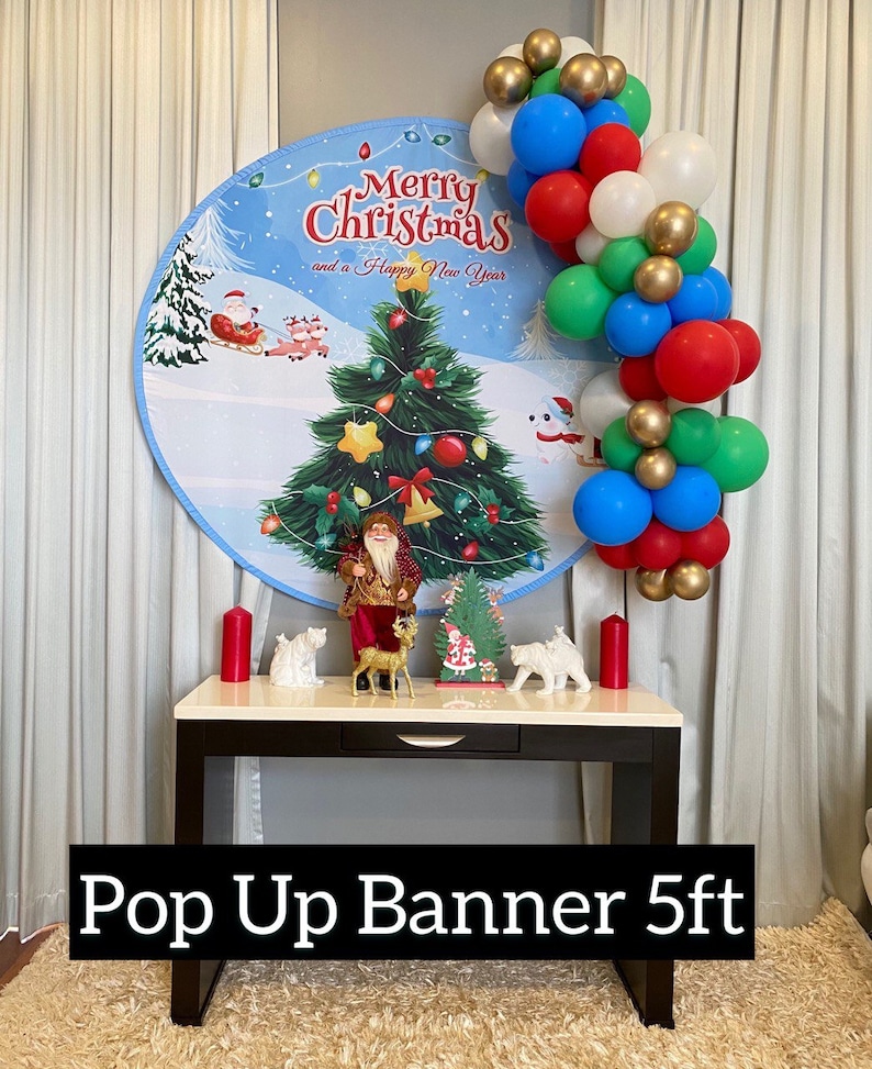 military Birthday customized round Photography Backdrop Banners PRINTED theme party background