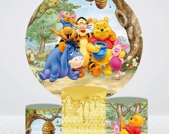 Winnie Pooh Circles Etsy