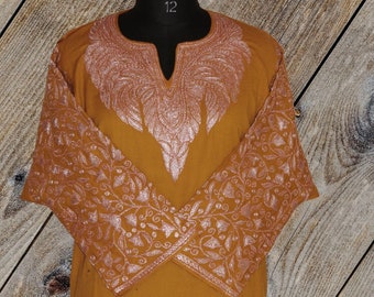 Kashmiri Dress, Embroidery Dress, Pheran Dress, Traditional Clothing, Ethnic Dress, Boho Dress, Indian Kurta, Kashmiri Pheran, Vintage Dress