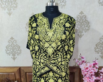 Kashmiri Pheran, Aari Embroidery Pheran, Kashmiri Clothing, Spring Pheran, Wedding Phiran, Kashmiri Art Phiran, Long Phiran, Kashmiri Wear