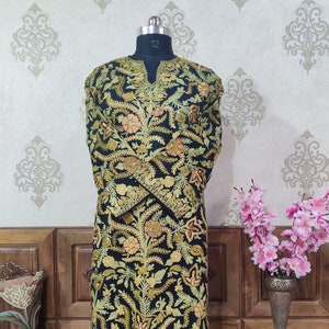 Kashmiri Pheran, Customizable Pheran, Embroidered Coat, Spring Jacket, Wedding Coat, Long Ethnic Jacket, Kashmiri Art Coat, Western Coat