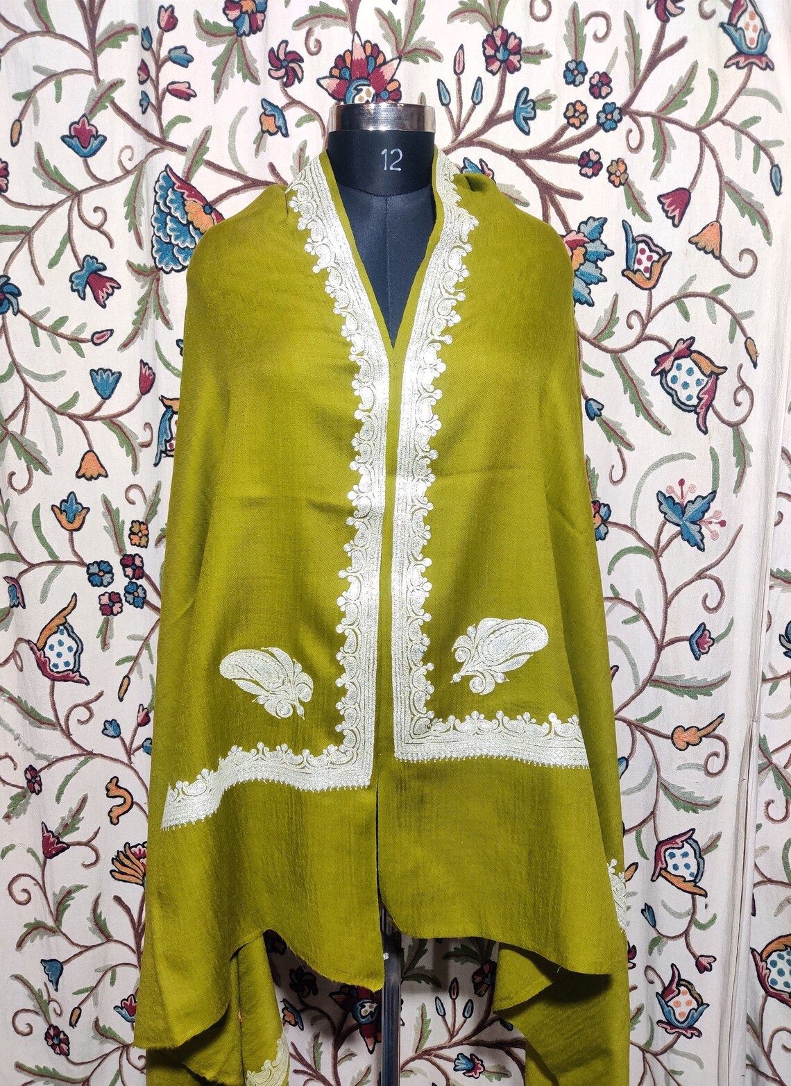 kashmiri tilla shawl designs