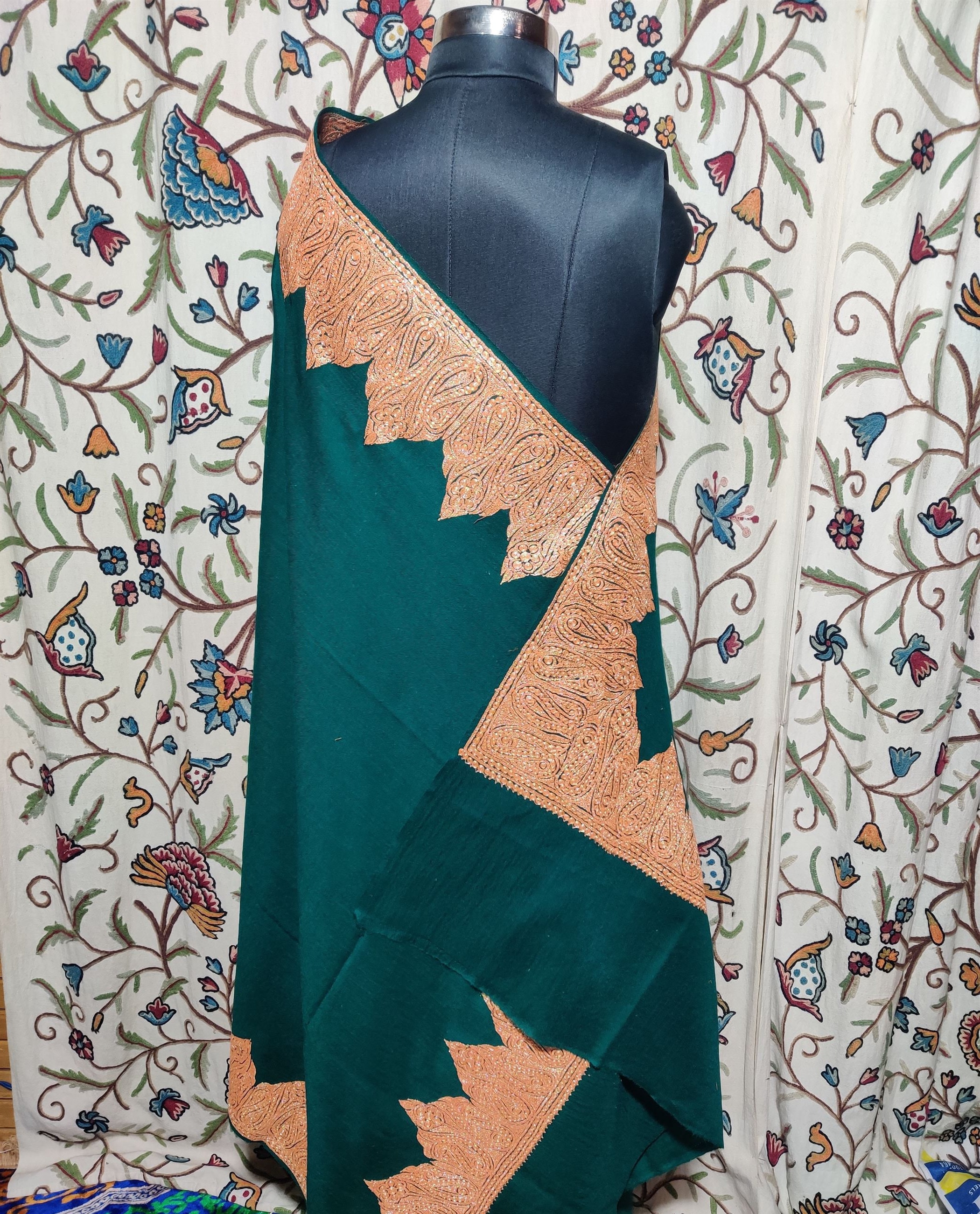 kashmiri tilla work shawls online
