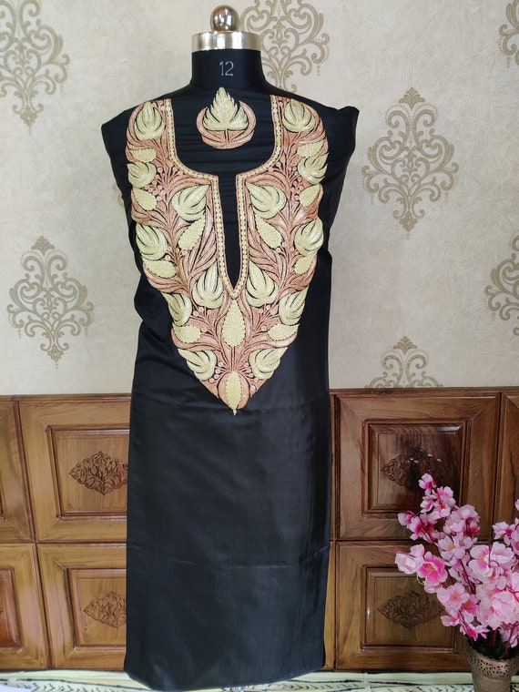 Intricately Embroidered Aari Kari Summer Cool Cotton Suits | Kashmiri Suit  | Kashmir Box – KashmirBox.com