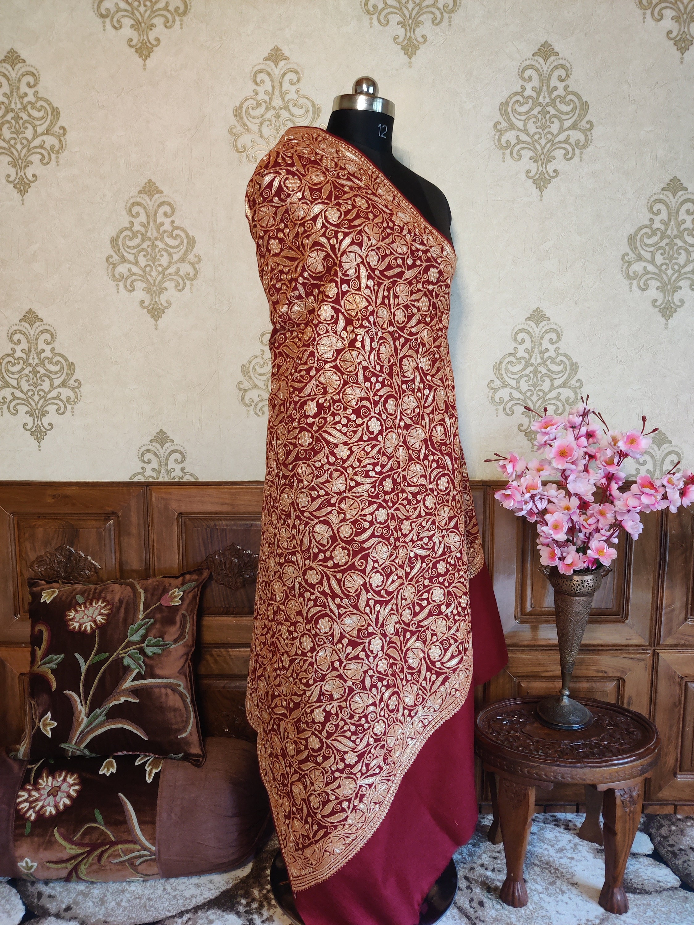kashmiri shawl embroidery designs