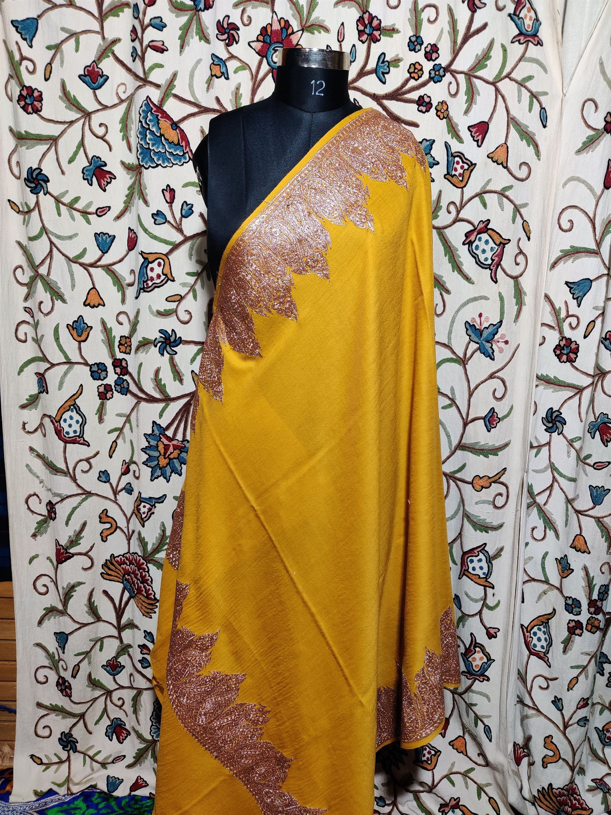 kashmiri tilla work shawls online