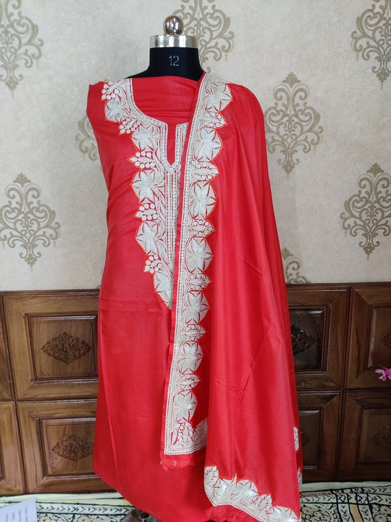 Kani Suits Wholesale Price - Latest Kashmiri Kani Suit Designs - YouTube