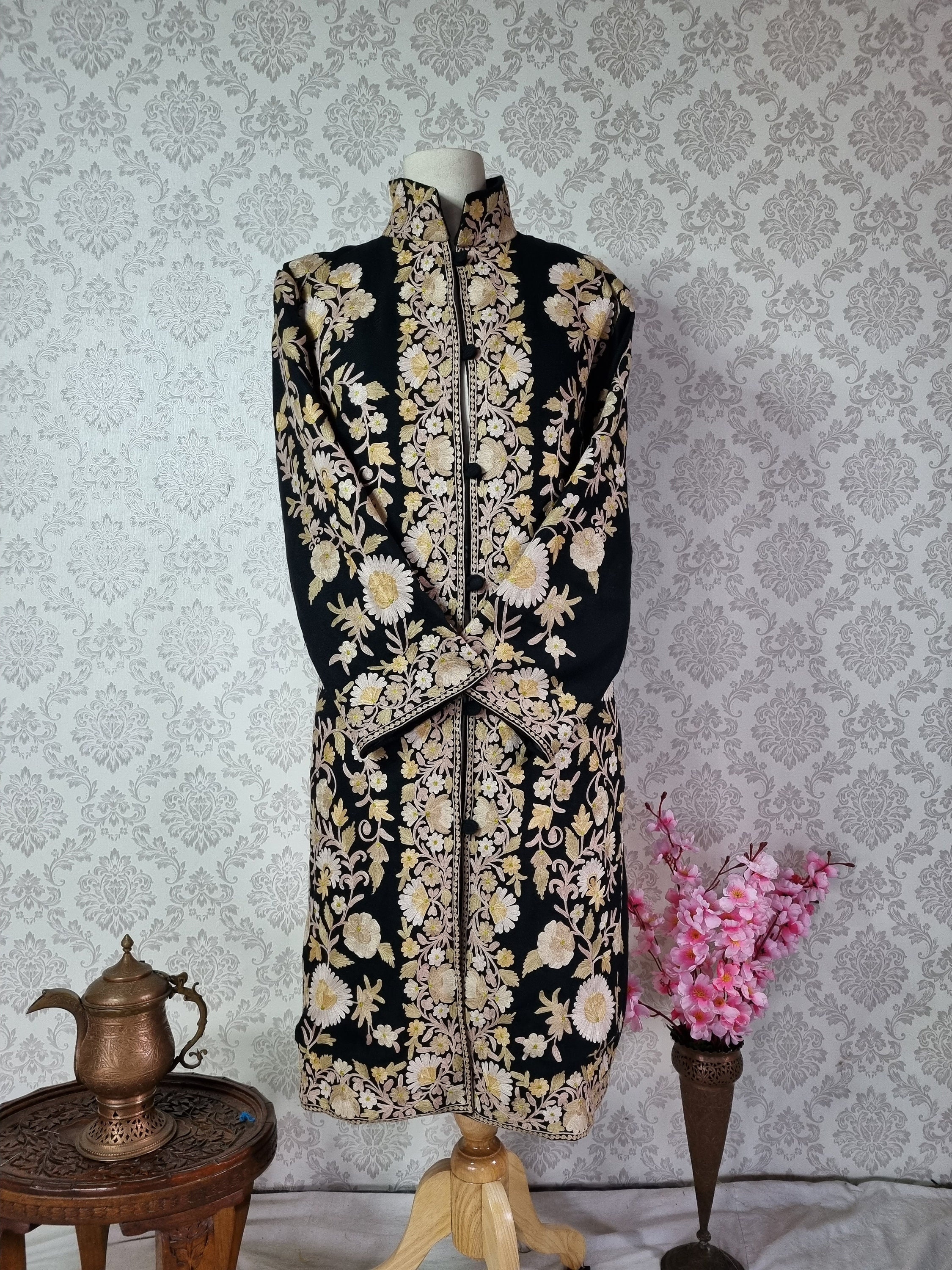 ジャケット・アウター UND SHADOW FLOWER WOOL COAT Floral Wool Coat - Etsy