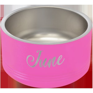 Personalized Custom Dog Bowls, Pink Paws and Bones, Gift for Dog Lover -  PersonalFury