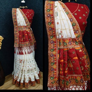 Gujarati wedding panetar saree sales