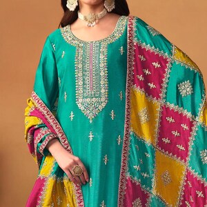 Blue Suit,Salwar Readymade, Pakistani Dress, Palazzo Suit, Sharara Suit, Pakistani Dresses,Anarkali Dress, Pakistani Party Wear, Pakistani Suits, 
Kurti palazzo Set, Punjabi Suit,purple,lavender,suit